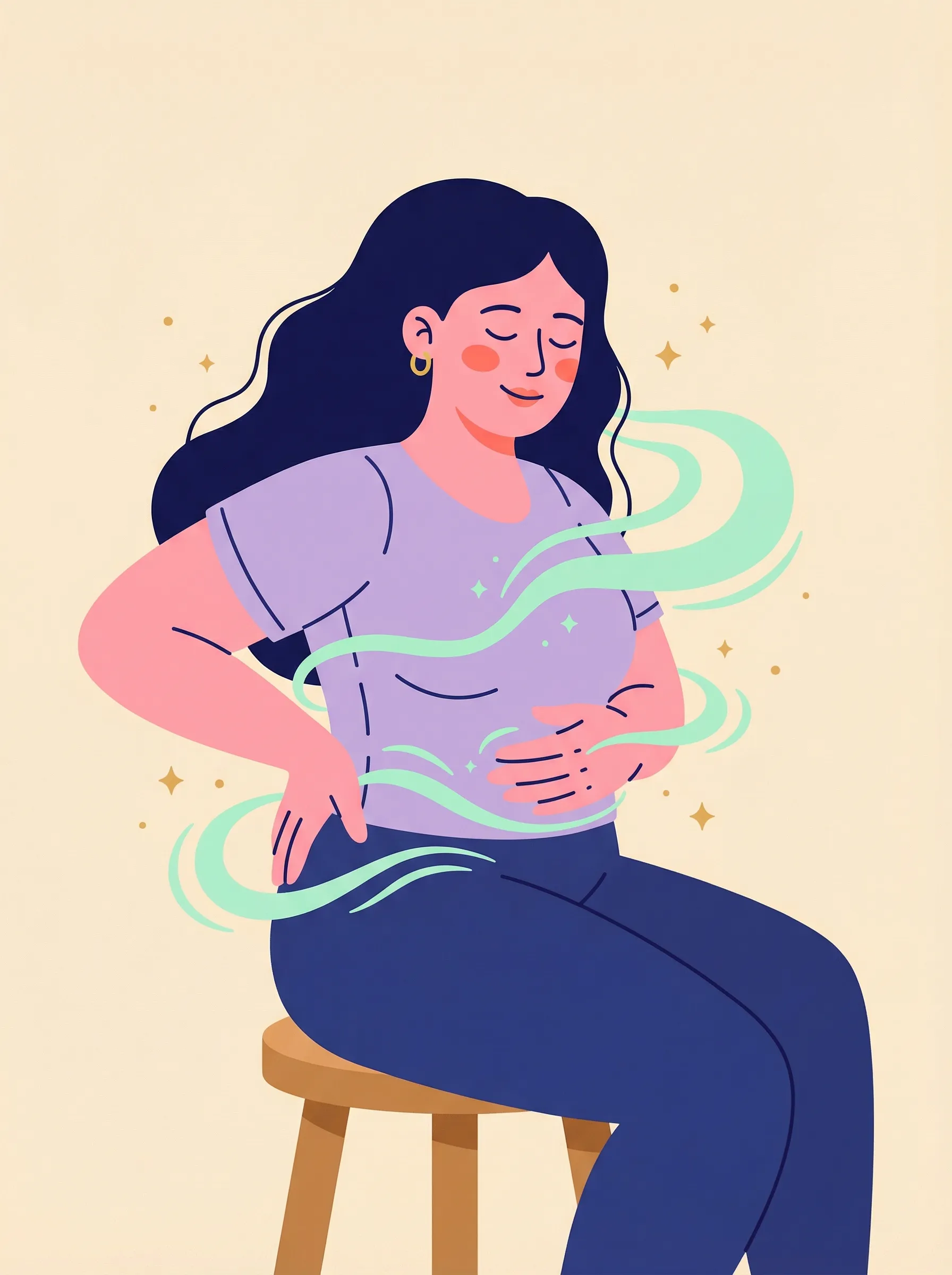 Illustration sophrologie et gestion de la douleur